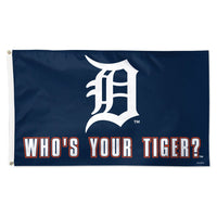Detroit Tigers Slogan Flag - Deluxe 3' X 5'