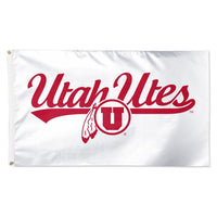 Wholesale-Utah Utes Secondary Flag - Deluxe 3' X 5'