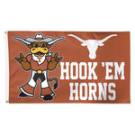 Texas Longhorns Mascot Flag - Deluxe 3' X 5'