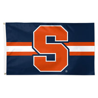 Syracuse Orange Horizontal Jersey Stripes Flag - Deluxe 3' X 5'