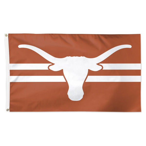 Texas Longhorns Horizontal Jersey Stripes Flag - Deluxe 3' X 5'