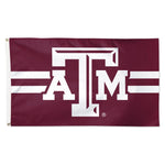 Texas A&M Aggies Horizontal Jersey Stripes Flag - Deluxe 3' X 5'