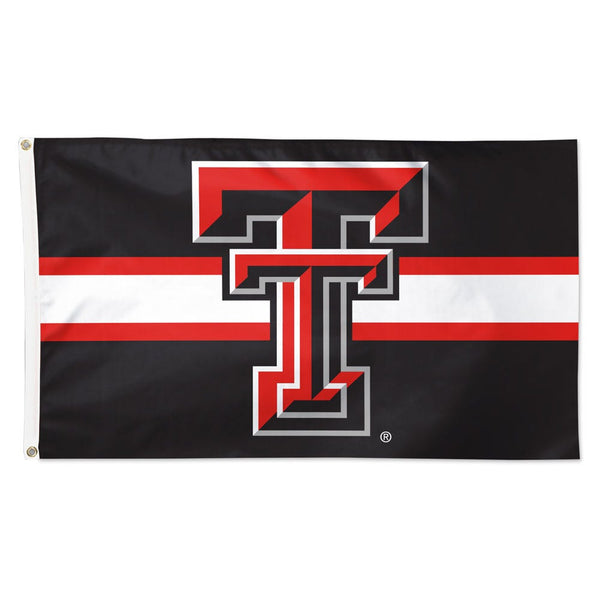 Texas Tech Red Raiders Horizontal Jersey Stripes Flag - Deluxe 3' X 5'