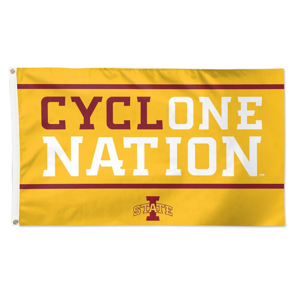 Iowa State Cyclones Slogan Flag - Deluxe 3' X 5'