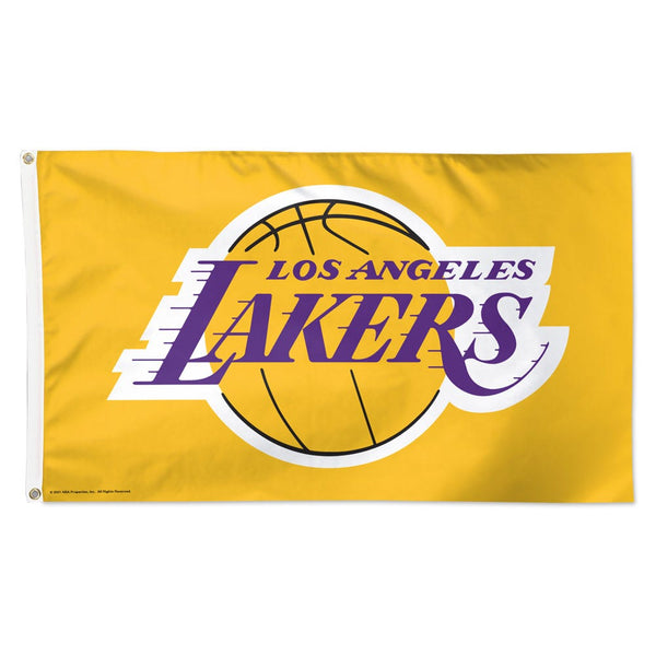 Los Angeles Lakers yellow Flag - Deluxe 3' X 5'