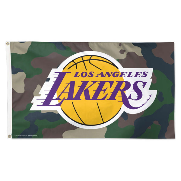 Los Angeles Lakers camo Flag - Deluxe 3' X 5'