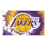 Los Angeles Lakers TIE DYE Flag - Deluxe 3' X 5'