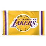 Los Angeles Lakers vertical stripe Flag - Deluxe 3' X 5'