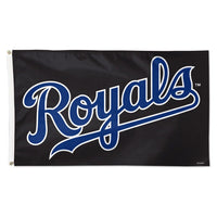 Kansas City Royals black Flag - Deluxe 3' X 5'