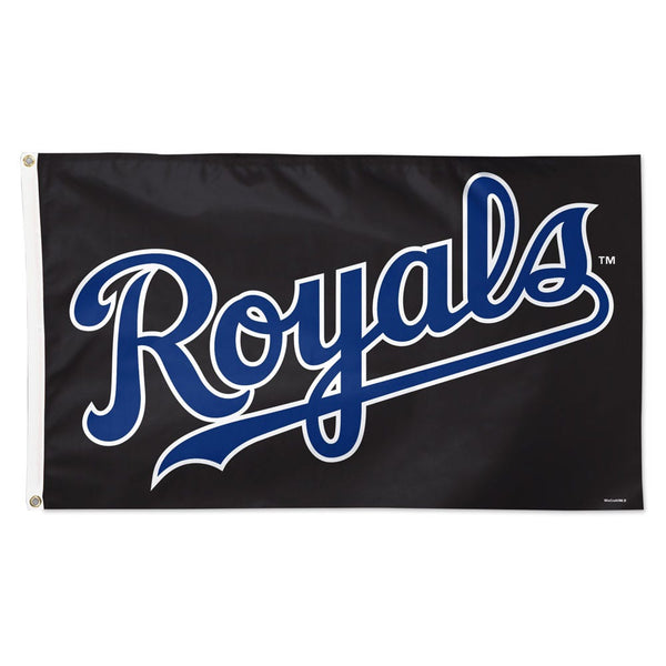 Kansas City Royals black Flag - Deluxe 3' X 5'