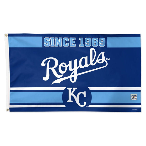 Kansas City Royals established Flag - Deluxe 3' X 5'