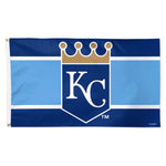 Kansas City Royals Horizontal stripe Flag - Deluxe 3' X 5'