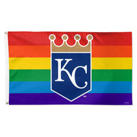 Kansas City Royals Pride Flag - Deluxe 3' X 5'