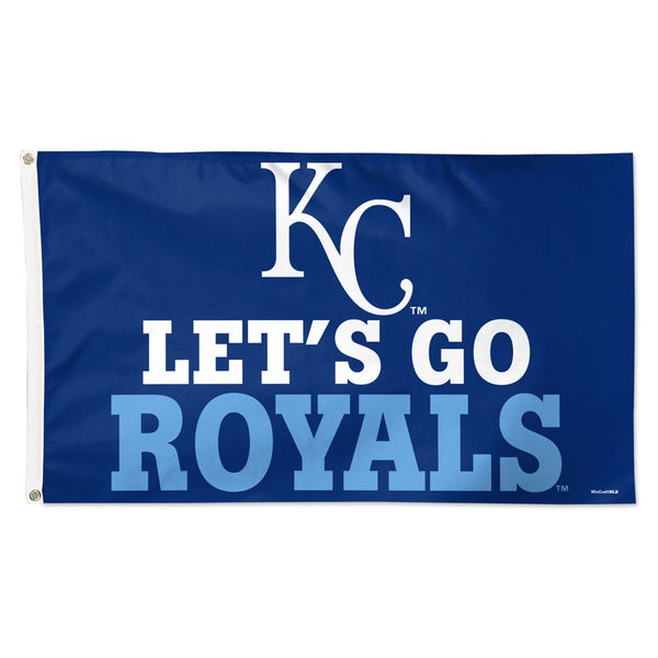 Kansas City Royals slogan Flag - Deluxe 3' X 5'
