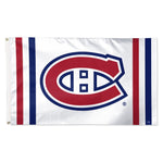 Montreal Canadiens vertical stripe Flag - Deluxe 3' X 5'