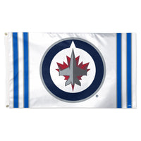 Winnipeg Jets vertical stripe Flag - Deluxe 3' X 5'