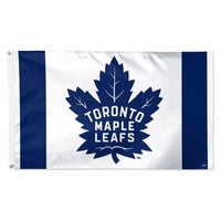 Toronto Maple Leafs vertical stripe Flag - Deluxe 3' X 5'