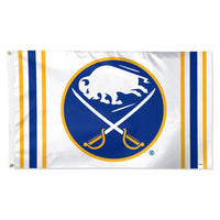 Buffalo Sabres vertical stripe Flag - Deluxe 3' X 5'