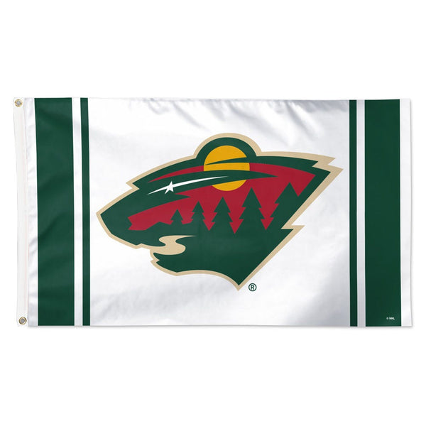 Minnesota Wild vertical stripe Flag - Deluxe 3' X 5'