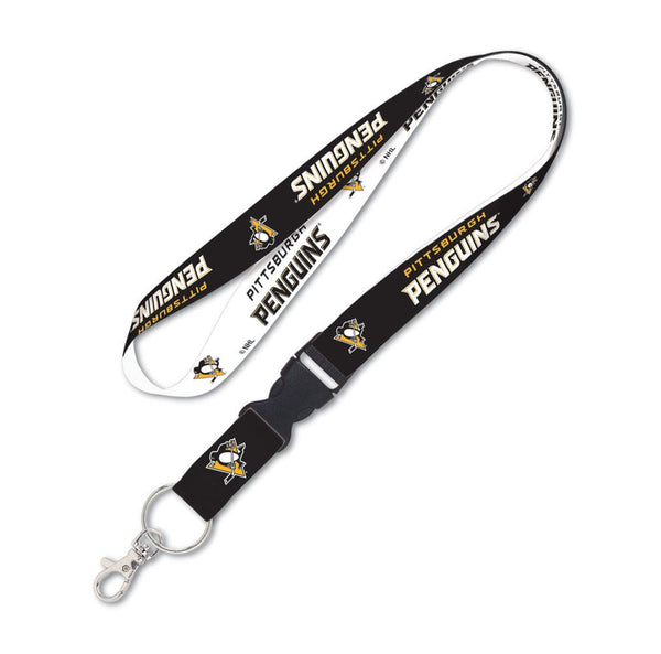Pittsburgh Penguins Lanyard w/detachable buckle 1"