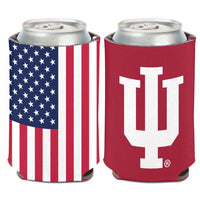 Wholesale-Indiana Hoosiers PATRIOTIC Can Cooler 12 oz.