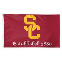 Wholesale-USC Trojans ESTABLISHED 1880 Flag - Deluxe 3' X 5'