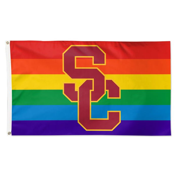 Wholesale-USC Trojans PRIDE Flag - Deluxe 3' X 5'