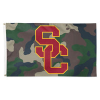 Wholesale-USC Trojans CAMOUFLAGE Flag - Deluxe 3' X 5'