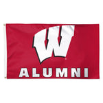 Wholesale-Wisconsin Badgers ALUMNI Flag - Deluxe 3' X 5'