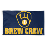 Milwaukee Brewers slogan Flag - Deluxe 3' X 5'