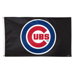 Chicago Cubs black Flag - Deluxe 3' X 5'
