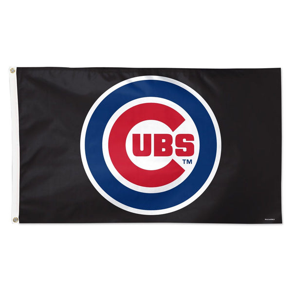 Chicago Cubs black Flag - Deluxe 3' X 5'