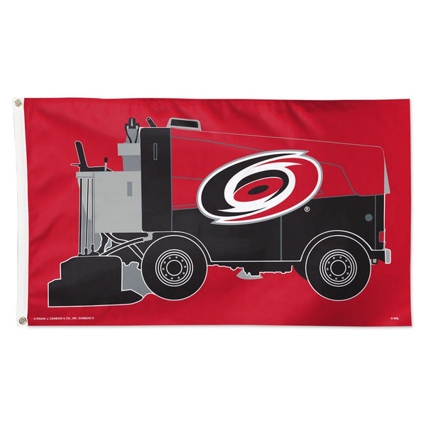 Carolina Hurricanes Zamboni NHL zamboni Flag - Deluxe 3' X 5'