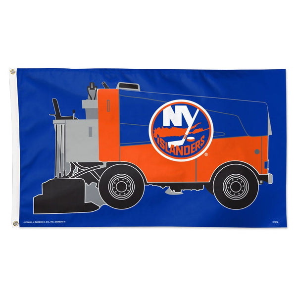 New York Islanders Zamboni NHL zamboni Flag - Deluxe 3' X 5'
