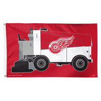 Detroit Red Wings Zamboni NHL zamboni Flag - Deluxe 3' X 5'