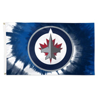 Winnipeg Jets TDYE Flag - Deluxe 3' X 5'