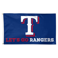 Texas Rangers slogan Flag - Deluxe 3' X 5'