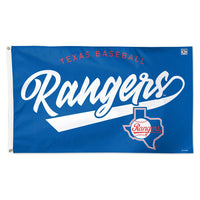 Texas Rangers CPT BASEBALL Flag - Deluxe 3' X 5'