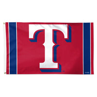 Texas Rangers vertical stripe Flag - Deluxe 3' X 5'