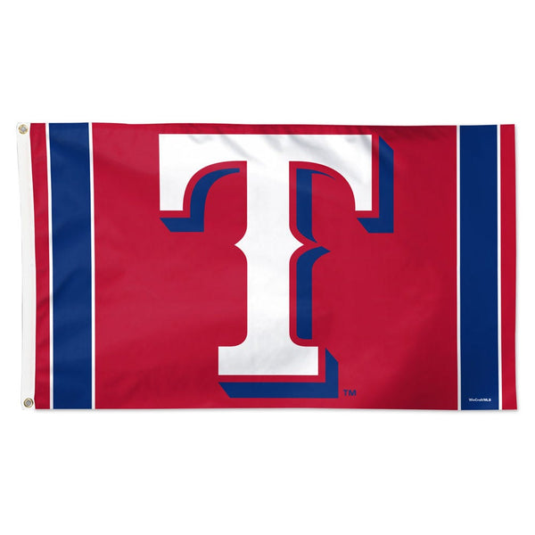 Texas Rangers vertical stripe Flag - Deluxe 3' X 5'