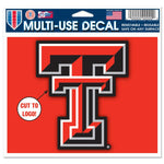 Wholesale-Texas Tech Red Raiders Multi-Use Decal - cut to logo 5" x 6"