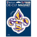 LSU Tigers Die Cut Logo Magnet 6.25" x 9"