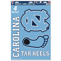 North Carolina Tar Heels Multi-Use Decal 11" x 17"