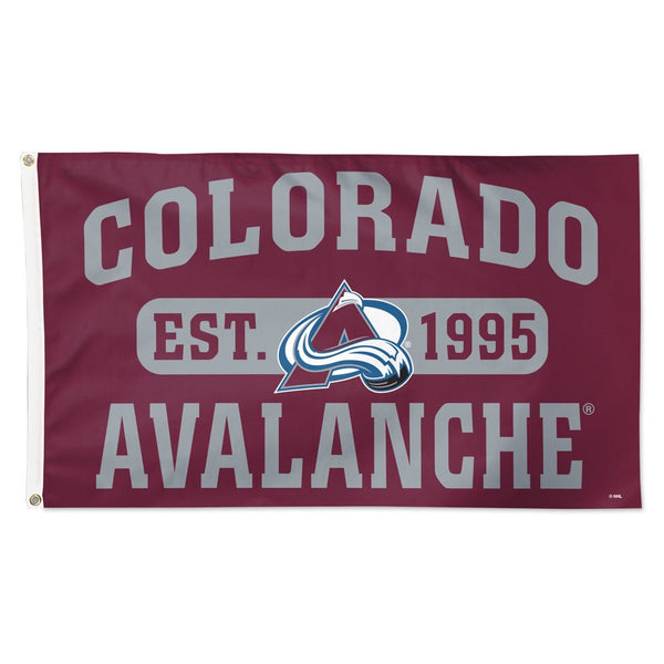 Colorado Avalanche established Flag - Deluxe 3' X 5'