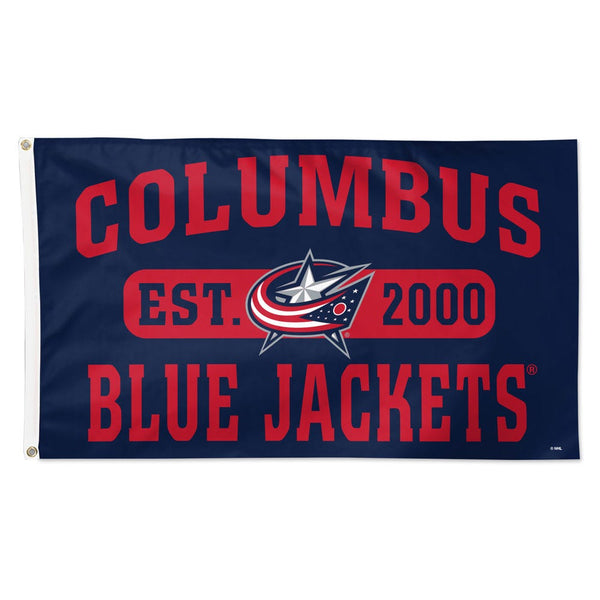 Columbus Blue Jackets established Flag - Deluxe 3' X 5'