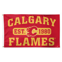 Calgary Flames established Flag - Deluxe 3' X 5'