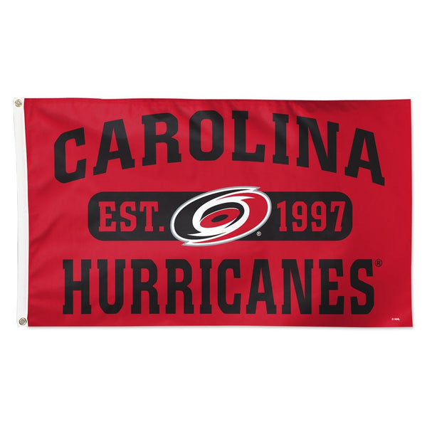 Carolina Hurricanes established Flag - Deluxe 3' X 5'