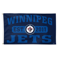 Winnipeg Jets established Flag - Deluxe 3' X 5'
