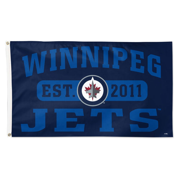 Winnipeg Jets established Flag - Deluxe 3' X 5'