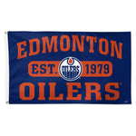 Edmonton Oilers ESTABLISHED Flag - Deluxe 3' X 5'
